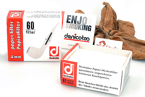 denicotea Blitz System Paper Filter 4mm (60 Filter)